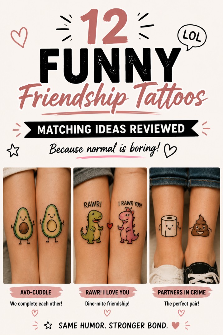 Funny Friendship Tattoos Matching Ideas Reviewed