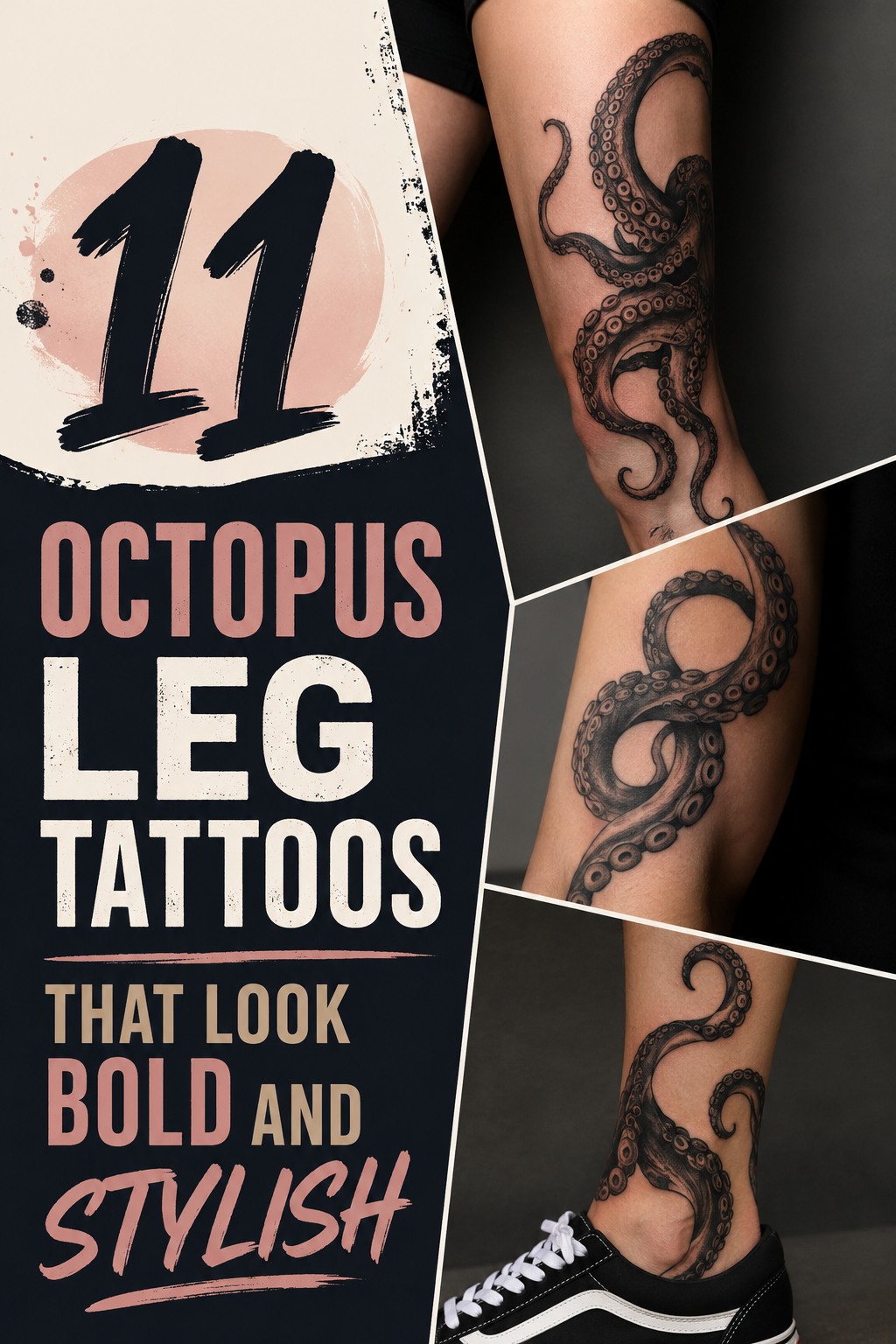 11 Octopus Leg Tattoos For Bold Style