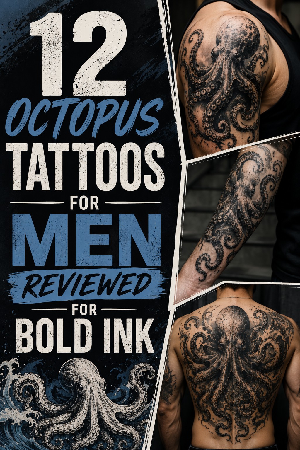 12 Octopus Thigh Tattoos With Tentacle Flow