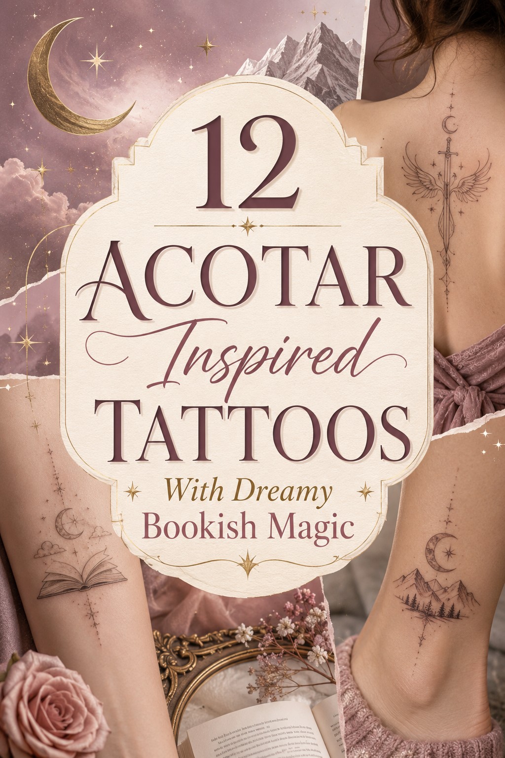 ACOTAR Tattoos for beginners, easy ideas